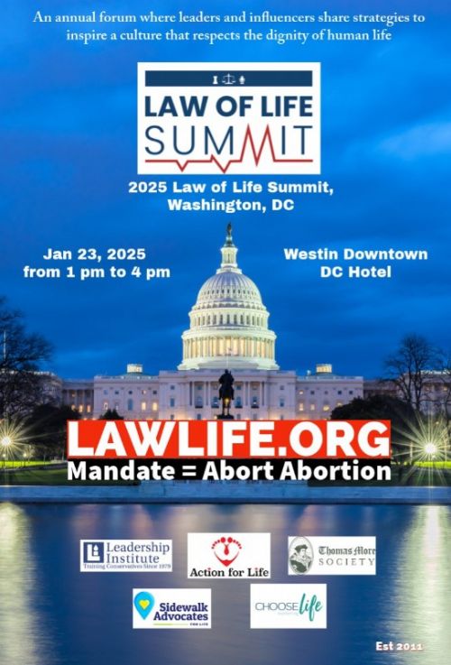 Royce Hood to lead 2025 Law of Life Summit in Washington, DC