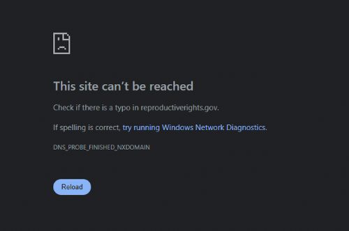 Trump Disables Biden Web Site That Promoted Abortion